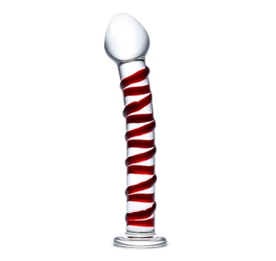 Szklane dildo - Glas Mr. Swirly